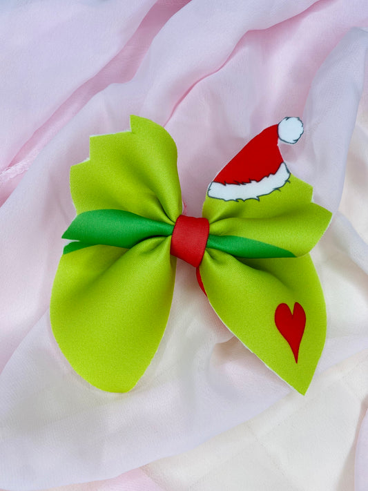 Grinchmas bow