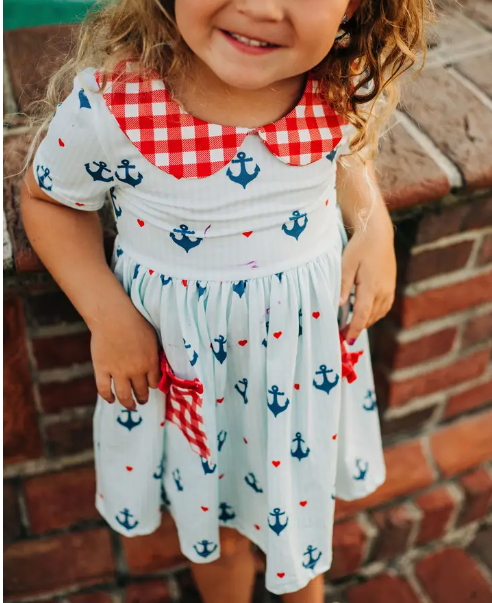 Anchor Twirl dress