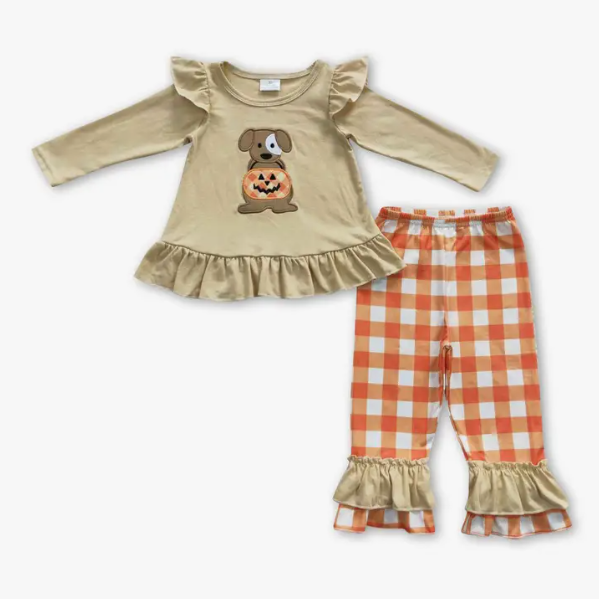 Fall Pumpkin Girls Set