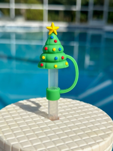 Christmas Tree straw cover