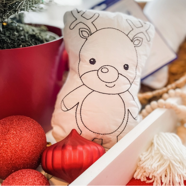 Reindeer Doodle Coloring Activity Kit