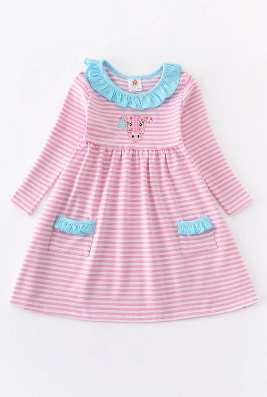 Cow Stripe Dress