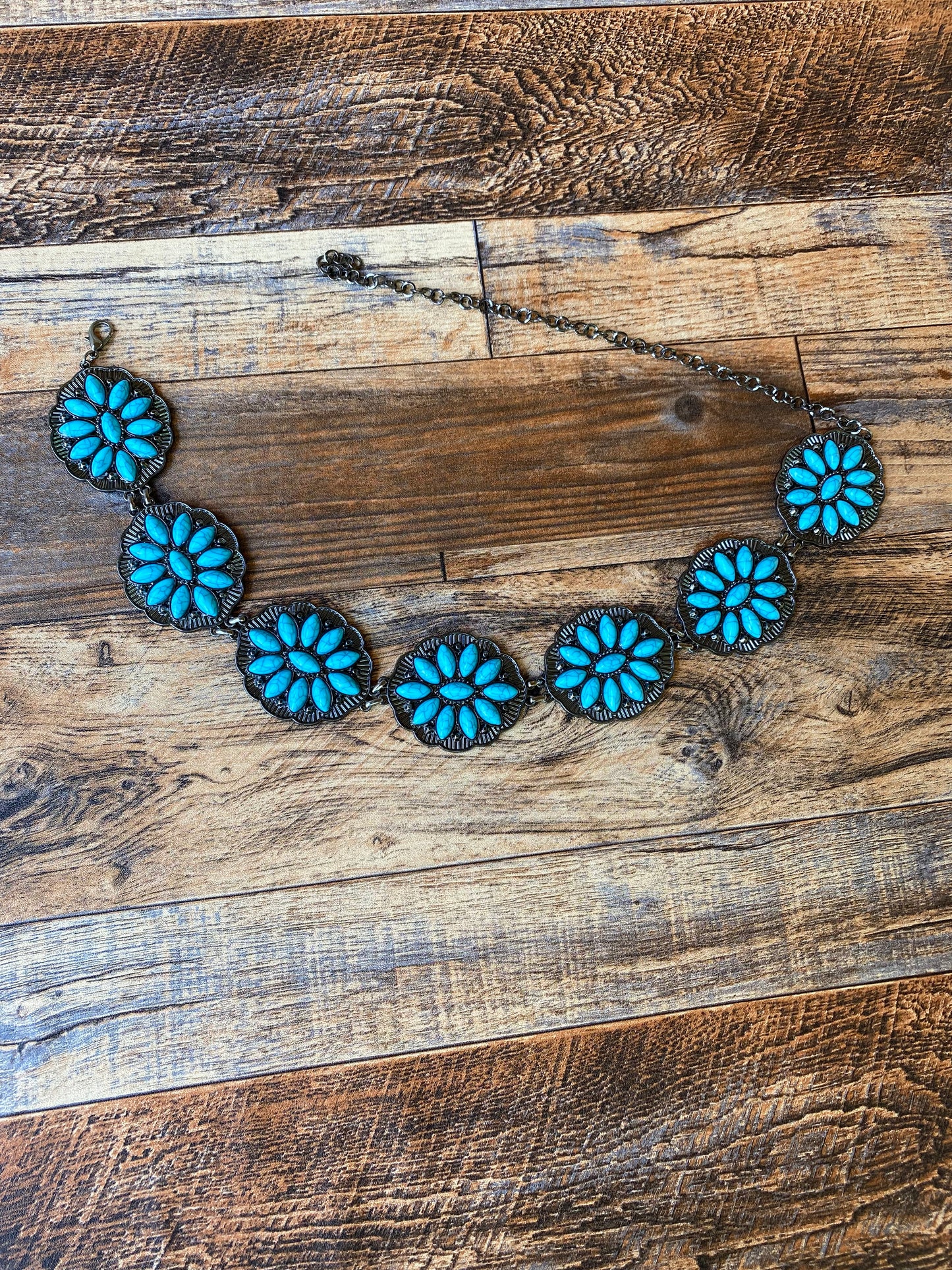 Turquoise Concho Belt