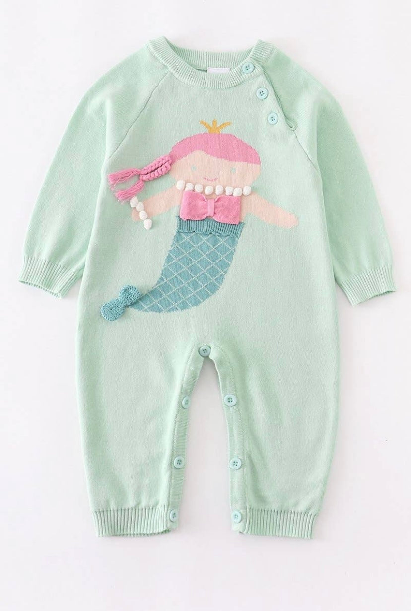 Mermaid Knit Sweater Romper