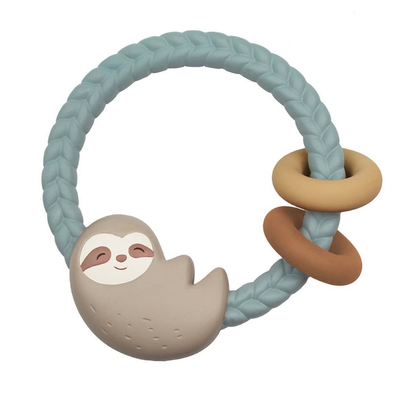 Itzy Ritzy Sloth Rattle/Teether