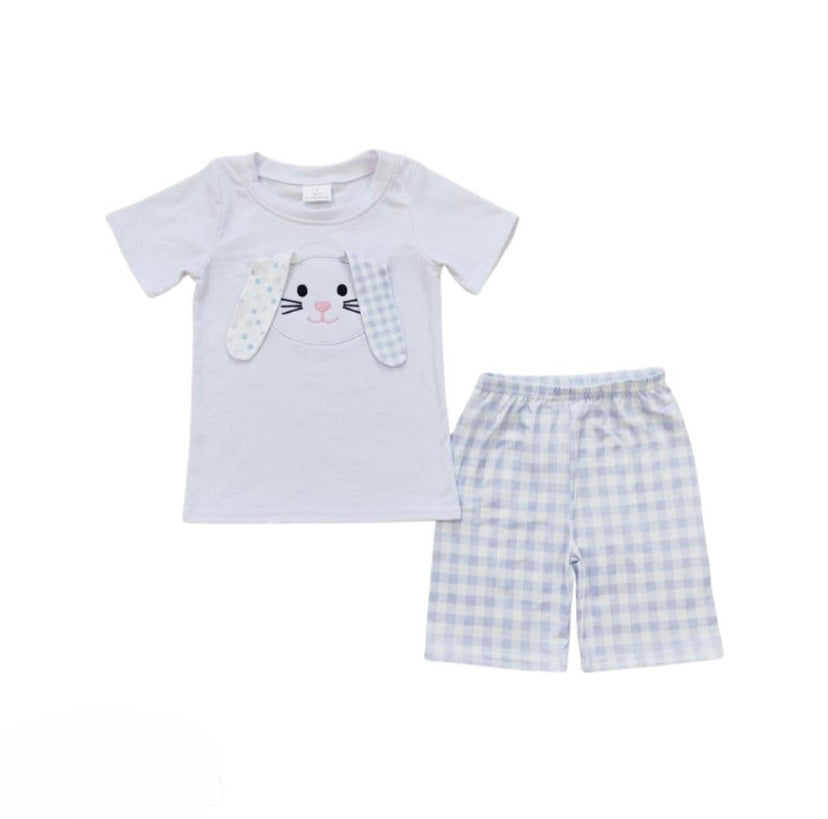 Boys Easter Bunny Short Set