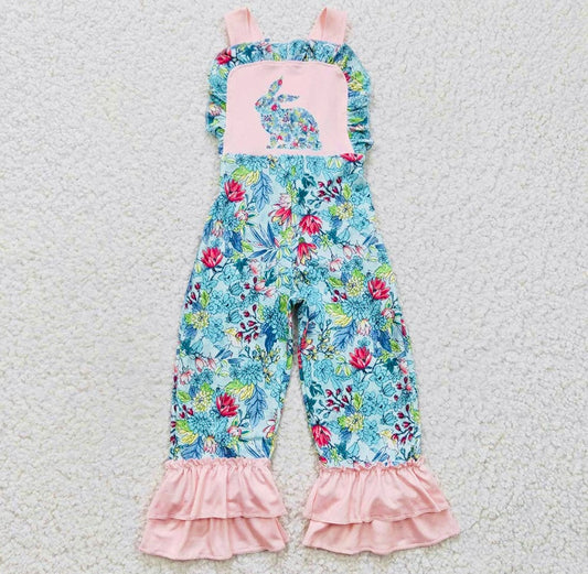 Floral Easter Jumpsuit Romper