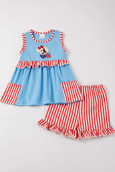 Blue American Girl Dog Set